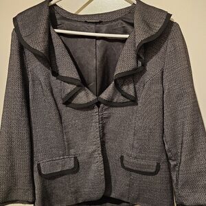 Maurices Black and Gray Women's Blazer